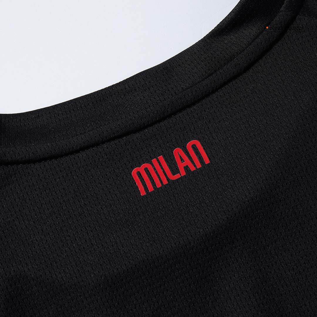 Męski Zestaw Domowy AC Milan (Koszulka+Spodenki) 2025/26 - Topowe Koszulki Pilkarskie Sklep Internetowy