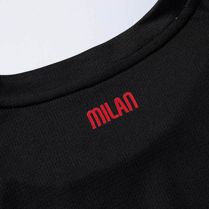 Męski Zestaw Domowy AC Milan (Koszulka+Spodenki) 2025/26 - Topowe Koszulki Pilkarskie Sklep Internetowy
