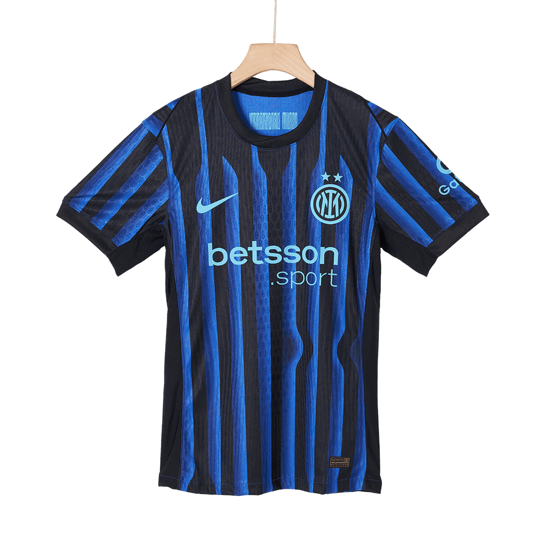 Męska Koszulka Domowa Inter Milan THURAM #9 Wersja Piłkarska 2025/26 - Slim Fit - Topowe Koszulki Pilkarskie Sklep Internetowy
