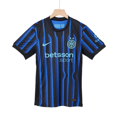 Męska Koszulka Domowa Inter Milan THURAM #9 Wersja Piłkarska 2025/26 - Slim Fit - Topowe Koszulki Pilkarskie Sklep Internetowy