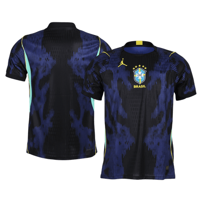 Męska Koszulka Wyjazdowa Brazil Wersja Piłkarska World Cup 2026 - Slim Fit