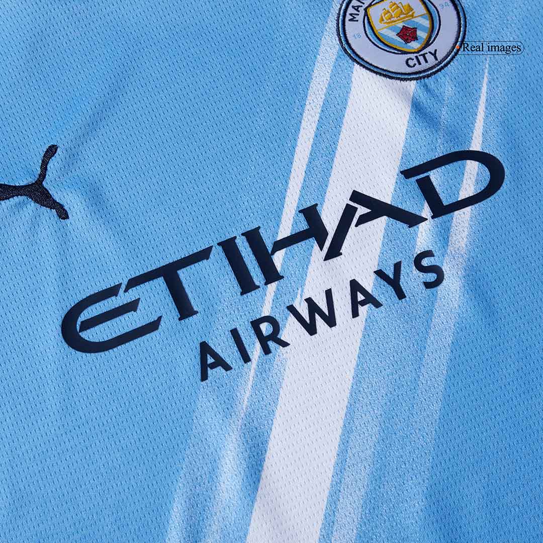 Dziecięcy Zestaw Domowa Manchester City (Koszulka + Spodenki + Skarpety) 2025/26