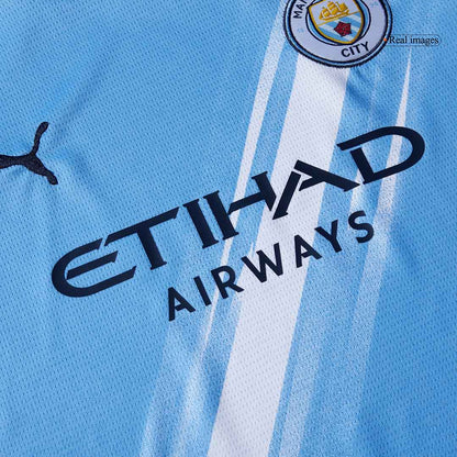 Dziecięcy Zestaw Domowa Manchester City (Koszulka + Spodenki + Skarpety) 2025/26
