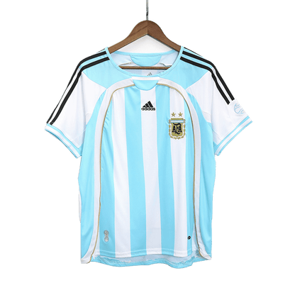 Męska Koszulka Retro Domowa Argentina 2006 - Topowe Koszulki Pilkarskie Sklep Internetowy