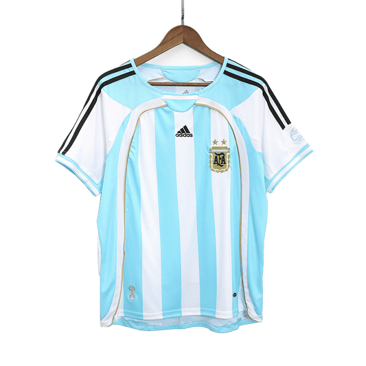 Męska Koszulka Retro Domowa Argentina 2006 - Topowe Koszulki Pilkarskie Sklep Internetowy