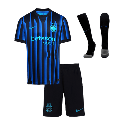 Dziecięcy Zestaw Domowa Inter Milan (Koszulka + Spodenki + Skarpety) 2025/26