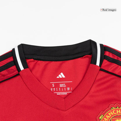 Męski Zestaw Domowy Manchester United (Koszulka+Spodenki) 2025/26 - Topowe Koszulki Pilkarskie Sklep Internetowy