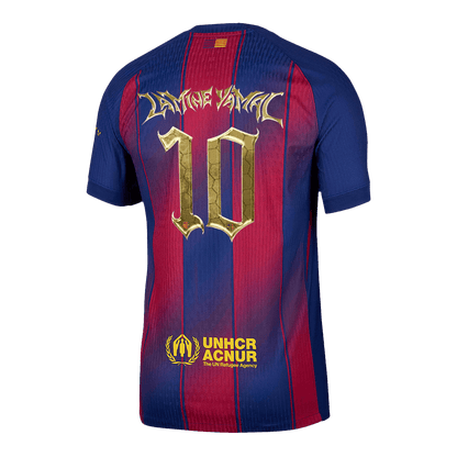 Męska Koszulka Domowa Barcelona LAMINE YAMAL #10 Wersja Piłkarska Kopa Trophy Edition 2025/26 - Slim Fit - Topowe Koszulki Pilkarskie Sklep Internetowy