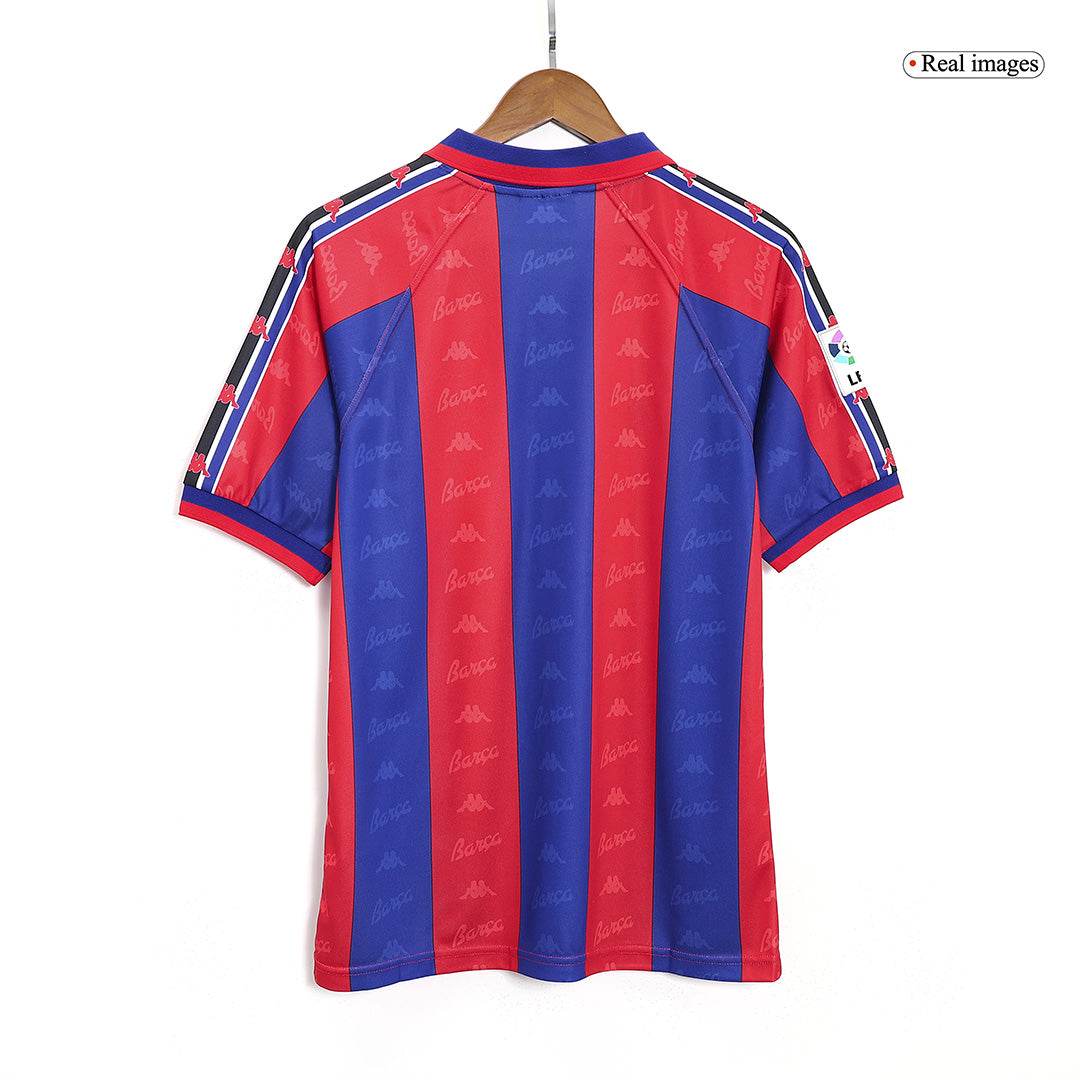 Koszulka Retro Domowa Barcelona 1996/97 - Topowe Koszulki Pilkarskie Sklep Internetowy