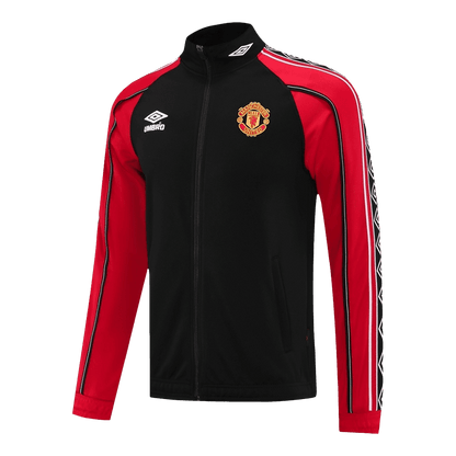 Męski Zestaw Treningowy Manchester United 2025/26 (Kurtka+Spodnie) - Topowe Koszulki Pilkarskie Sklep Internetowy