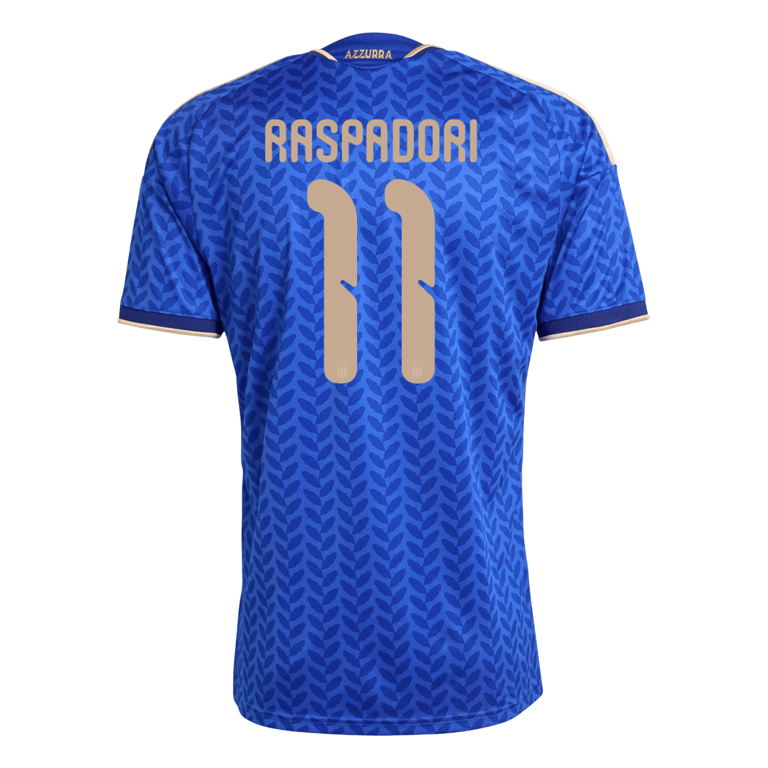 Męska Koszulka Domowa Italy RASPADORI #11 World Cup 2026
