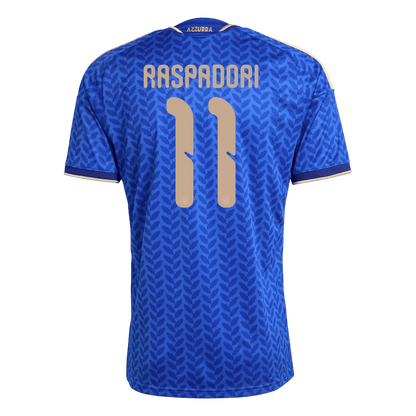 Męska Koszulka Domowa Italy RASPADORI #11 World Cup 2026