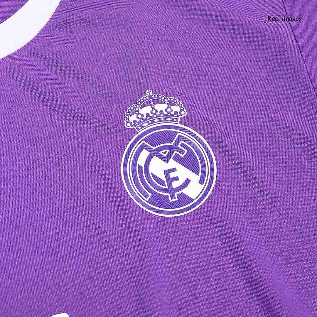Męska Koszulka Retro Wyjazdowa Real Madrid BENZEMA #9 2016/17 z Długim Rękawem - Topowe Koszulki Pilkarskie Sklep Internetowy