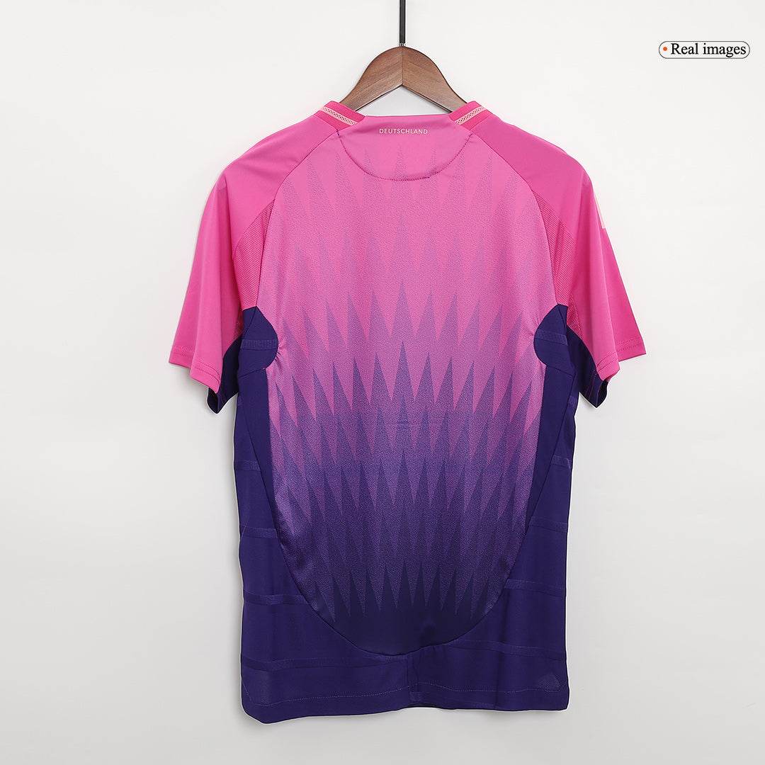 Męska wyjazdowa koszulka piłkarska Niemcy na Euro 2024 - Slim Fit - Topowe Koszulki Pilkarskie Sklep Internetowy