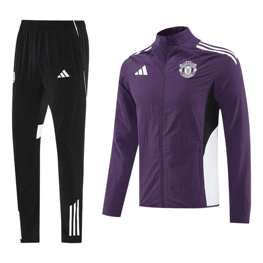 Męski Zestaw Treningowy Manchester United (Kurtka+Spodnie) 2025/26