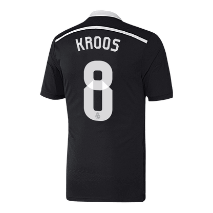 Męska Koszulka Retro Trzecia Wyjazdowa Real Madrid KROOS #8 2014/15 - Topowe Koszulki Pilkarskie Sklep Internetowy