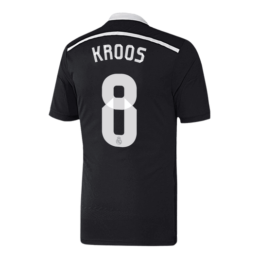 Męska Koszulka Retro Trzecia Wyjazdowa Real Madrid KROOS #8 2014/15 - Topowe Koszulki Pilkarskie Sklep Internetowy