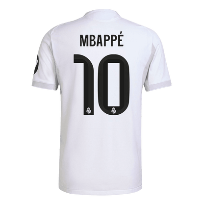 Męska Koszulka Domowa Real Madryt MBAPPÉ #10 Wersja Piłkarska 2025/26 - Slim Fit - Topowe Koszulki Pilkarskie Sklep Internetowy