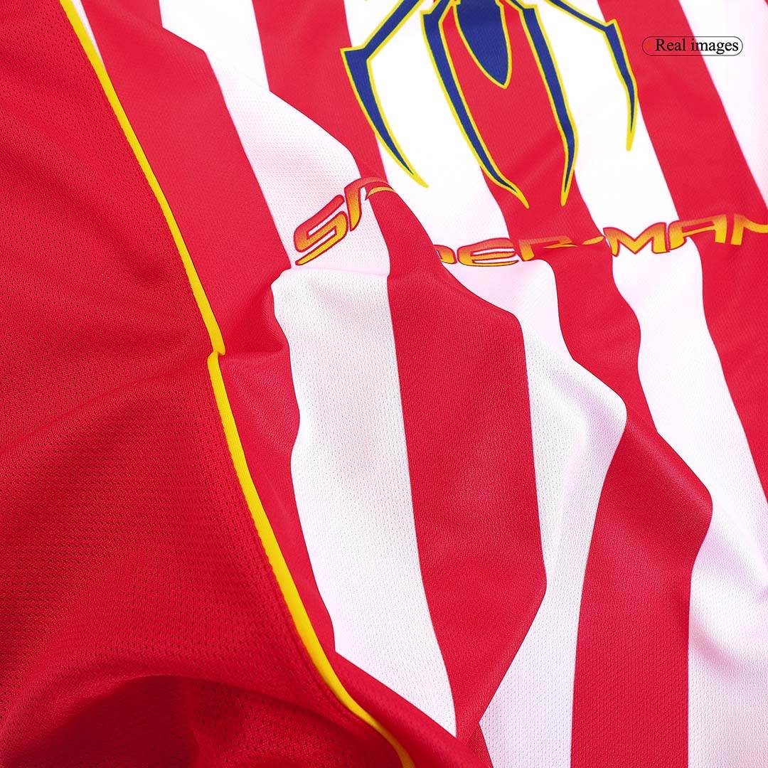 Męska koszulka piłkarska Atletico Madryt Home Retro 2004/05 - Topowe Koszulki Pilkarskie Sklep Internetowy