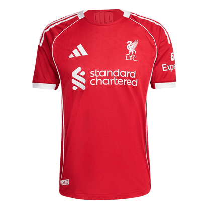 Męska Koszulka Domowa Liverpool KERKEZ #6 Wersja Piłkarska 2025/26 - Slim Fit - Topowe Koszulki Pilkarskie Sklep Internetowy