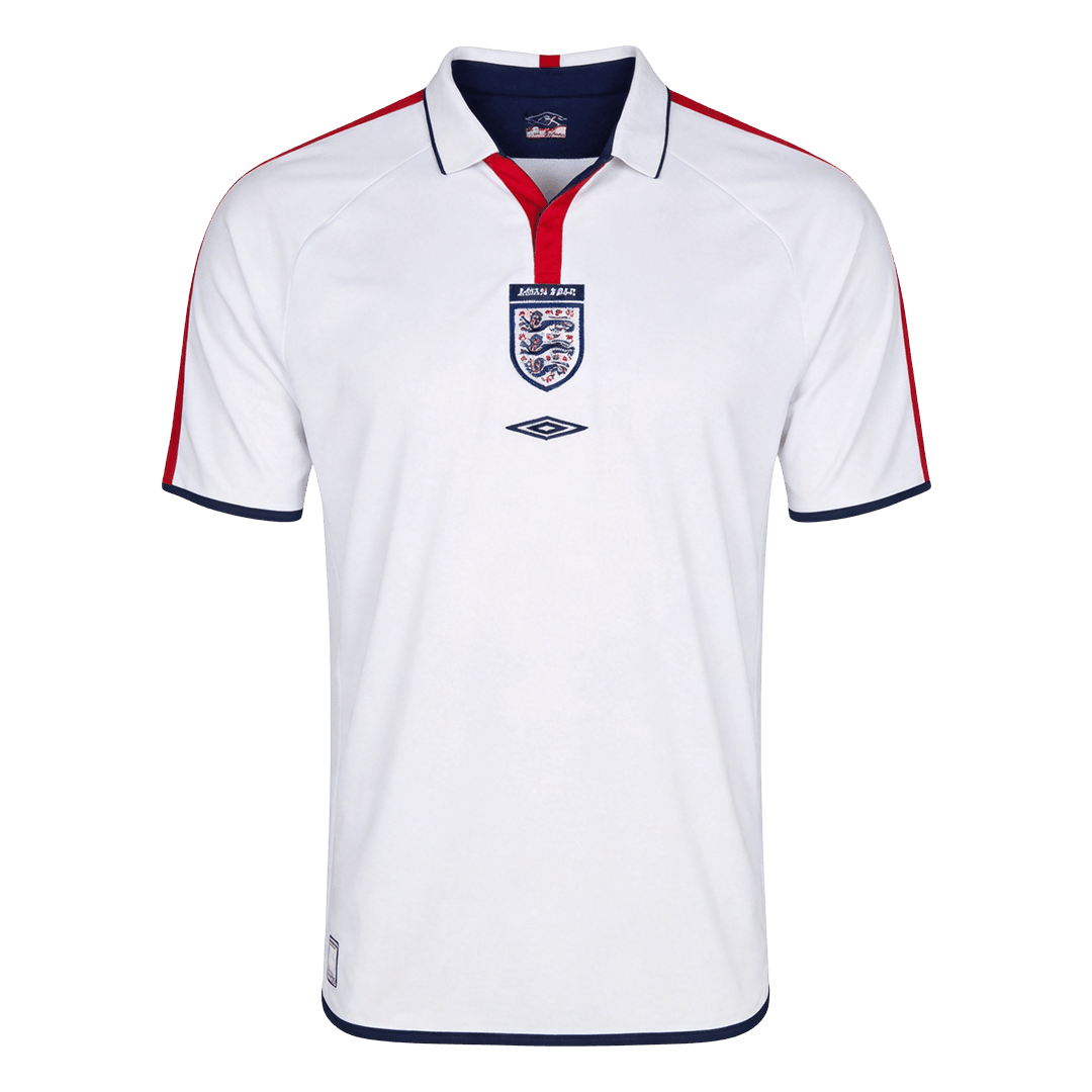 Męska Koszulka Retro Domowa England 2004