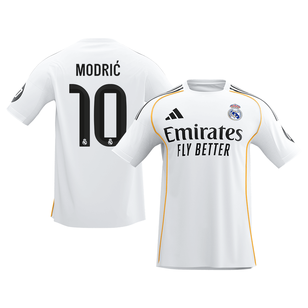 Męska Koszulka Domowa Real Madryt MODRIĆ #10 2025/26