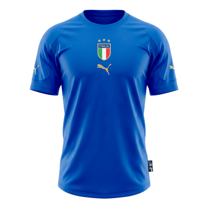 Męska Koszulka Retro Domowa Italy 2004