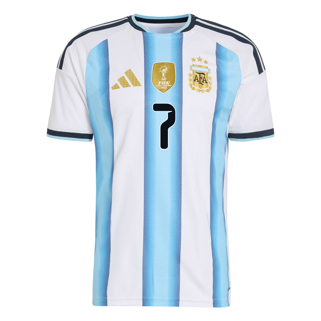Męska koszulka Argentyny domowa DE PAUL #7 wersja zawodnicza - Mundial 2026