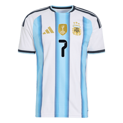 Męska koszulka Argentyny domowa DE PAUL #7 wersja zawodnicza - Mundial 2026