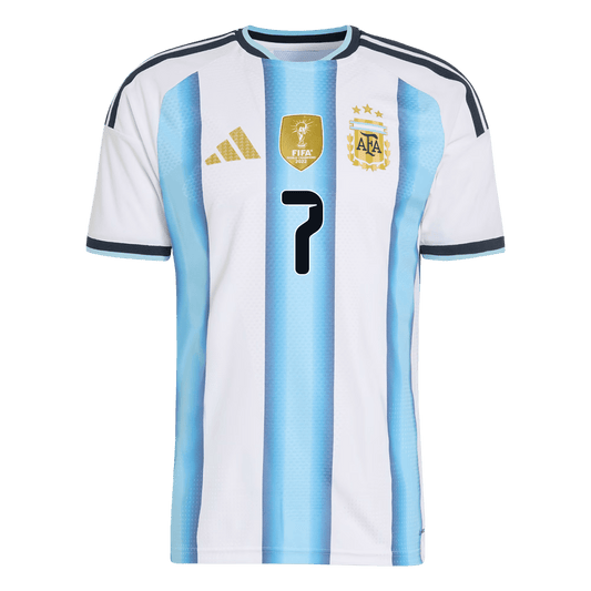 Męska koszulka Argentyny domowa DE PAUL #7 wersja zawodnicza - Mundial 2026