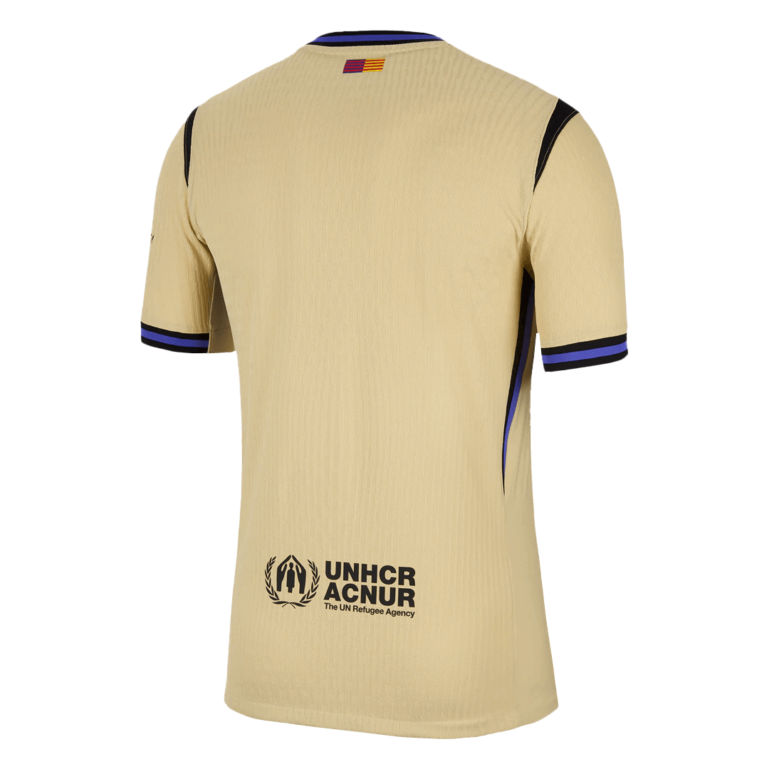 Męska Koszulka Wyjazdowa FC Barcelona Wersja Piłkarska 2025/26 - Slim Fit
