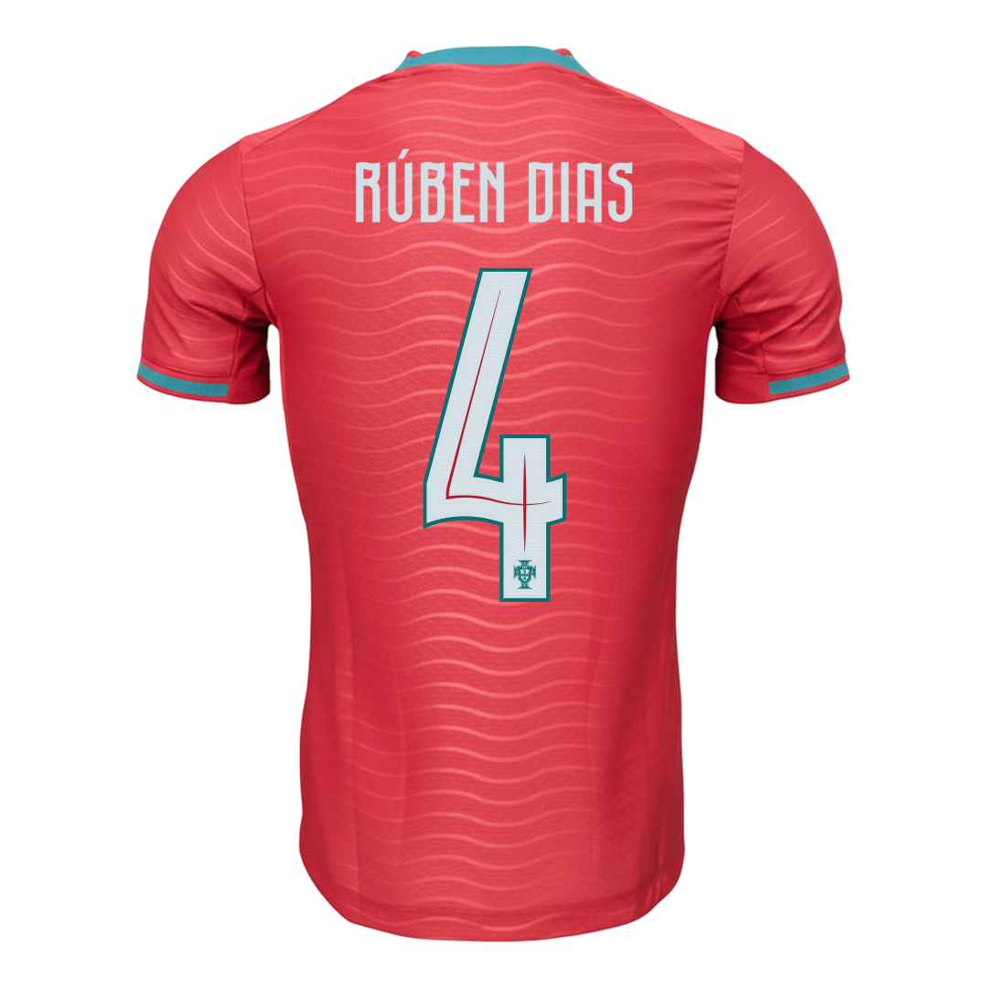 Męska koszulka Portugalii domowa RÚBEN DIAS #4 wersja zawodnicza – Mundial 2026