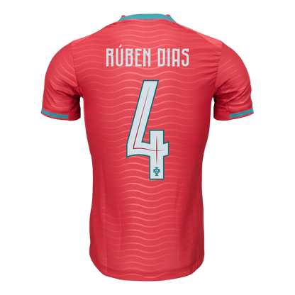 Męska koszulka Portugalii domowa RÚBEN DIAS #4 wersja zawodnicza – Mundial 2026
