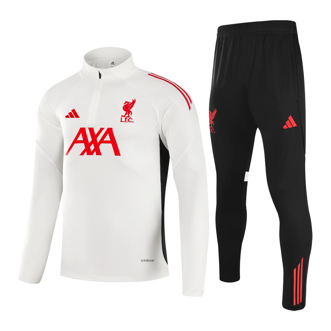 Juniorski Liverpool Bluza z zamkiem Komplet Dresowy 2025/26