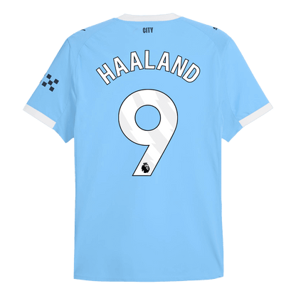Męska Koszulka Domowa Manchester City HAALAND #9 Wersja Piłkarska 2025/26 - Slim Fit - Topowe Koszulki Pilkarskie Sklep Internetowy