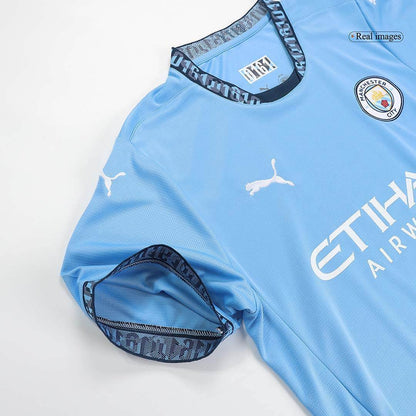 DE BRUYNE #17 Manchester City Home Koszulka piłkarska 2024/25 - UCL - Topowe Koszulki Pilkarskie Sklep Internetowy