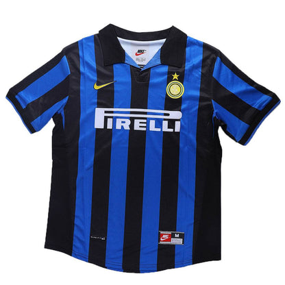 Męska domowa koszulka piłkarska Inter Mediolan Retro 1998/99 - Topowe Koszulki Pilkarskie Sklep Internetowy