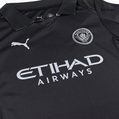 Dziecięcy Zestaw Wyjazdowa Manchester City (Koszulka + Spodenki + Skarpety) 2025/26