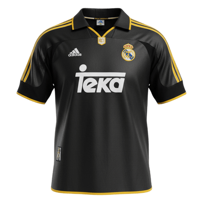 Męska Koszulka Retro Wyjazdowa Real Madrid 1999/01