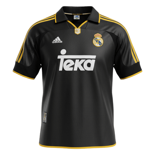 Męska Koszulka Retro Wyjazdowa Real Madrid 1999/01