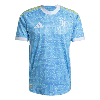Męska Koszulka Wyjazdowa Juventus Wersja Piłkarska 2025/26 - Slim Fit - Topowe Koszulki Pilkarskie Sklep Internetowy