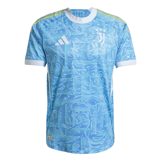 Męska Koszulka Wyjazdowa Juventus Wersja Piłkarska 2025/26 - Slim Fit - Topowe Koszulki Pilkarskie Sklep Internetowy