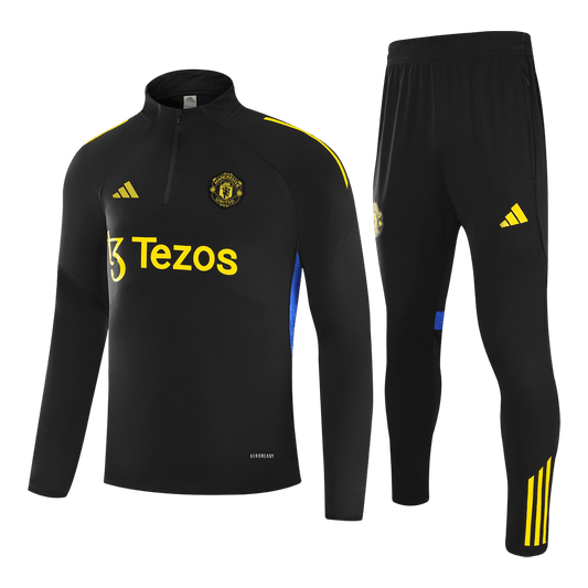 Juniorski Manchester United Bluza z zamkiem Komplet Dresowy 2025/26