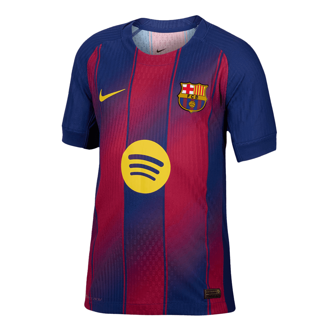 Męska Koszulka Domowa Barcelona KOUNDE #23 Wersja Piłkarska 2025/26 - UCL - Slim Fit - Topowe Koszulki Pilkarskie Sklep Internetowy