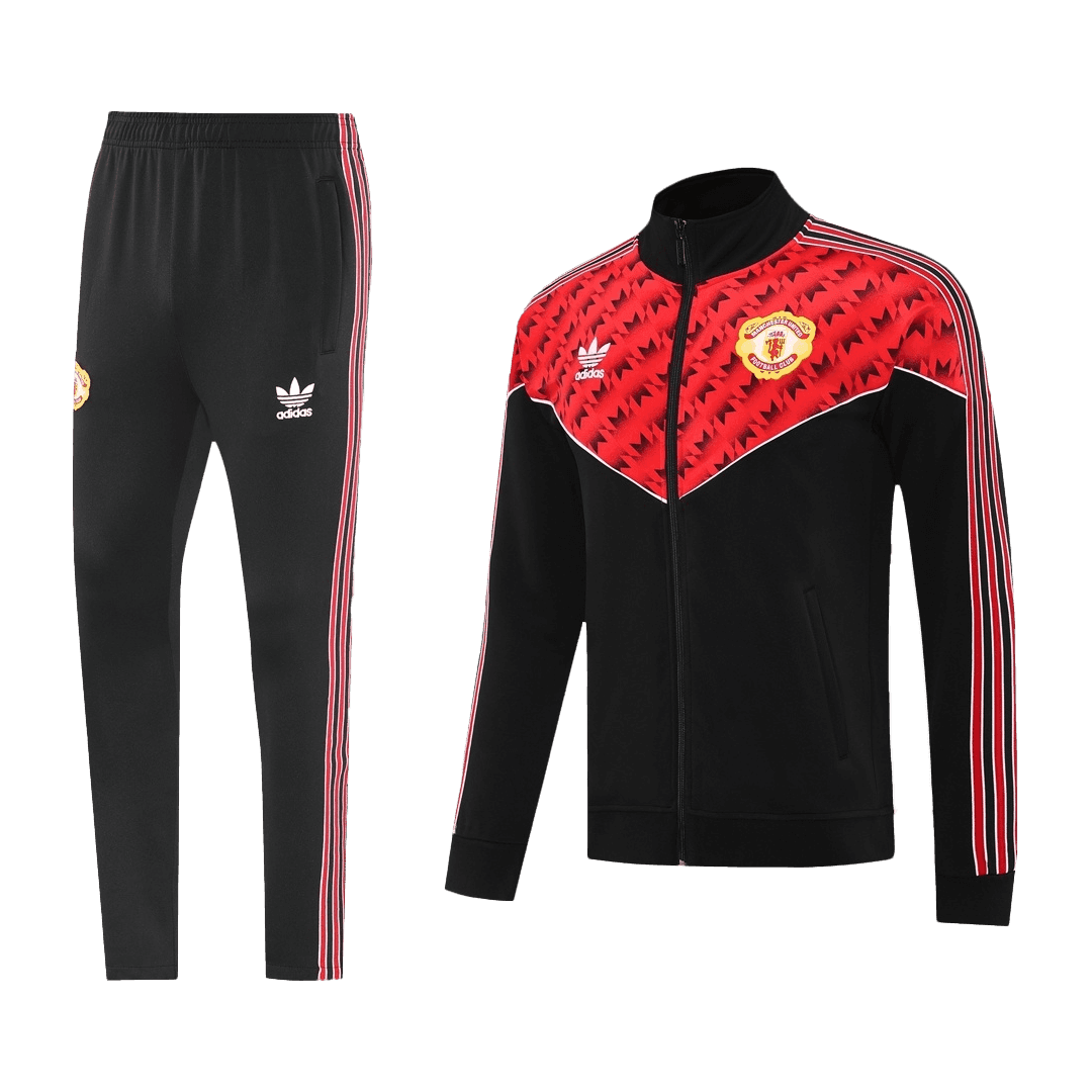 Męski Zestaw Treningowy Manchester United 2025/26 (Kurtka+Spodnie) - Topowe Koszulki Pilkarskie Sklep Internetowy