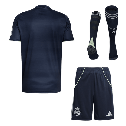 Męski Zestaw Wyjazdowa Real Madrid (Koszulka + Spodenki + Skarpety) 2025/26 [PREMIUM]