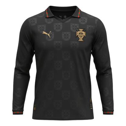 Męska Koszulka Portugal 2026 z Długim Rękawem - World Cup