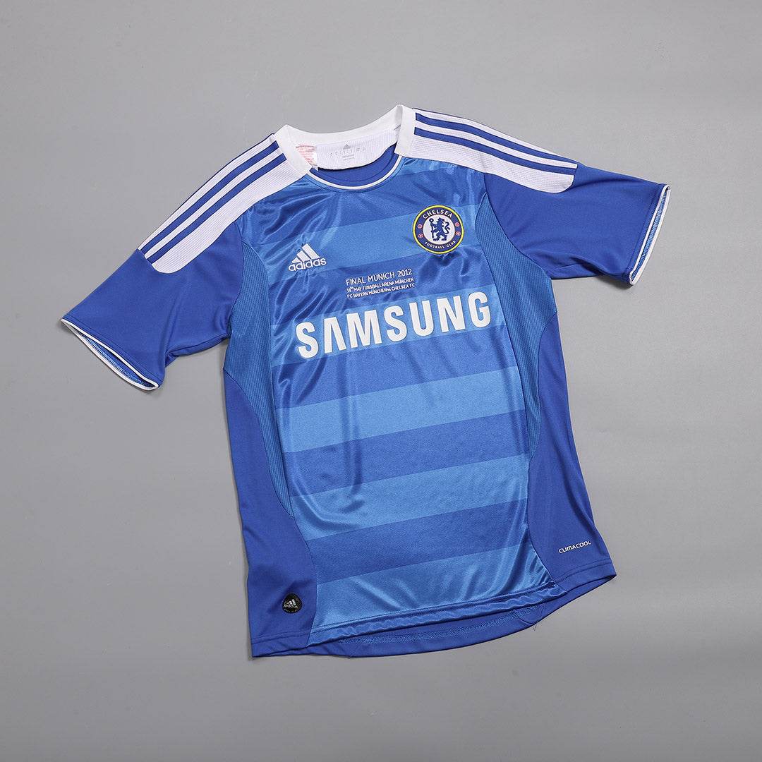 Męska Koszulka Retro Domowa Chelsea 2011/12 - UCL - Topowe Koszulki Pilkarskie Sklep Internetowy
