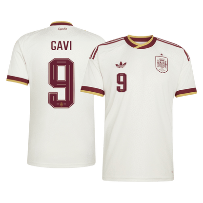 Męska koszulka Hiszpanii wyjazdowa GAVI #9 - Mundial 2026