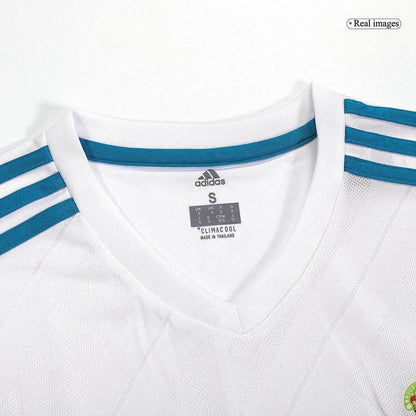Męska Koszulka Retro Domowa Real Madryt BENZEMA #9 2017/18 - Topowe Koszulki Pilkarskie Sklep Internetowy